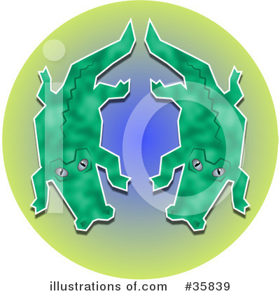 Royalty-Free (RF) Alligator Clipart Illustration by Prawny - Stock Sample #35839