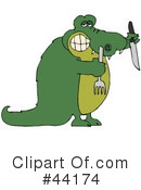 Alligator Clipart #44174 by djart