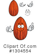 Almond Clipart #1304554 by Vector Tradition SM