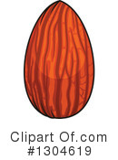 Almond Clipart #1304619 by Vector Tradition SM