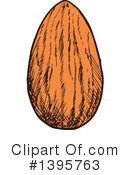 Almond Clipart #1395763 by Vector Tradition SM