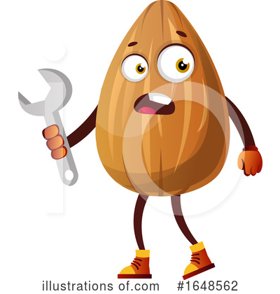 Royalty-Free (RF) Almond Clipart Illustration by Morphart Creations - Stock Sample #1648562