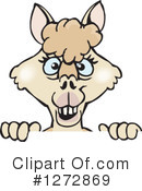 Alpaca Clipart #1272869 by Dennis Holmes Designs