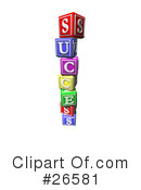 Alphabet Blocks Clipart #26581 by AtStockIllustration