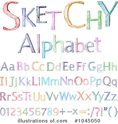 Royalty-Free (RF) Alphabet Clipart Illustration by yayayoyo - Stock Sample #1045050