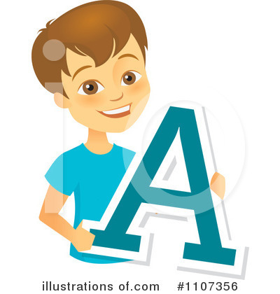 Royalty-Free (RF) Alphabet Clipart Illustration by Amanda Kate - Stock Sample #1107356