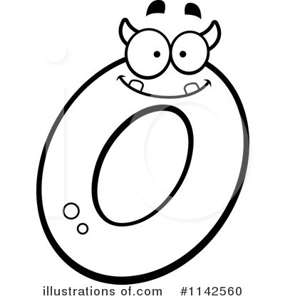 Monster Letters Clipart #1142560 by Cory Thoman