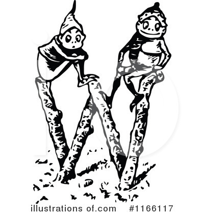 Royalty-Free (RF) Alphabet Clipart Illustration by Prawny Vintage - Stock Sample #1166117