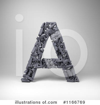 3d Letter Clipart #1166769 by stockillustrations