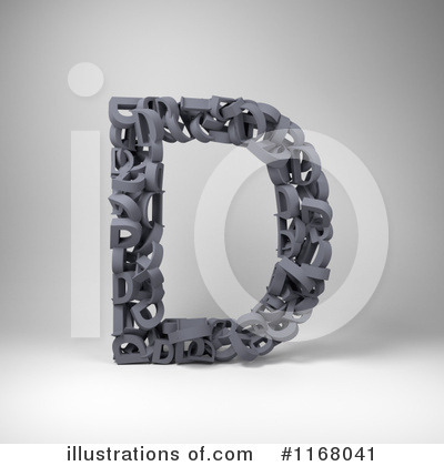 3d Letter Clipart #1168041 by stockillustrations