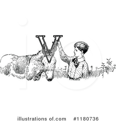 Royalty-Free (RF) Alphabet Clipart Illustration by Prawny Vintage - Stock Sample #1180736