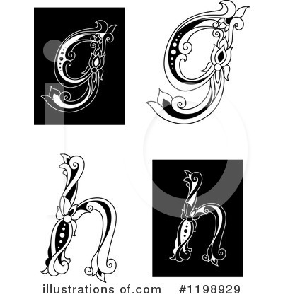 Royalty-Free (RF) Alphabet Clipart Illustration by Vector Tradition SM - Stock Sample #1198929