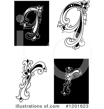 Royalty-Free (RF) Alphabet Clipart Illustration by Vector Tradition SM - Stock Sample #1201623
