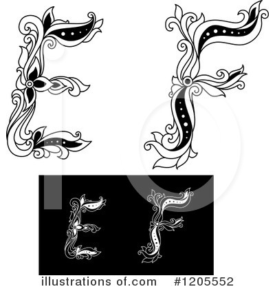 Royalty-Free (RF) Alphabet Clipart Illustration by Vector Tradition SM - Stock Sample #1205552