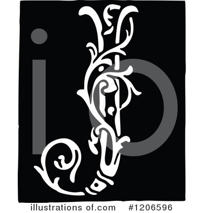 Royalty-Free (RF) Alphabet Clipart Illustration by Prawny Vintage - Stock Sample #1206596