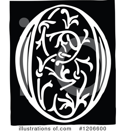 Royalty-Free (RF) Alphabet Clipart Illustration by Prawny Vintage - Stock Sample #1206600
