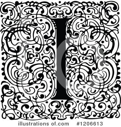 Royalty-Free (RF) Alphabet Clipart Illustration by Prawny Vintage - Stock Sample #1206613