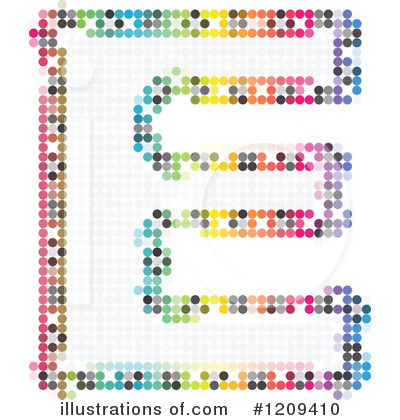 Pixelated Letter Clipart #1209410 by Andrei Marincas
