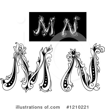 Royalty-Free (RF) Alphabet Clipart Illustration by Vector Tradition SM - Stock Sample #1210221