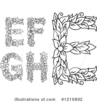 Royalty-Free (RF) Alphabet Clipart Illustration by Vector Tradition SM - Stock Sample #1210892
