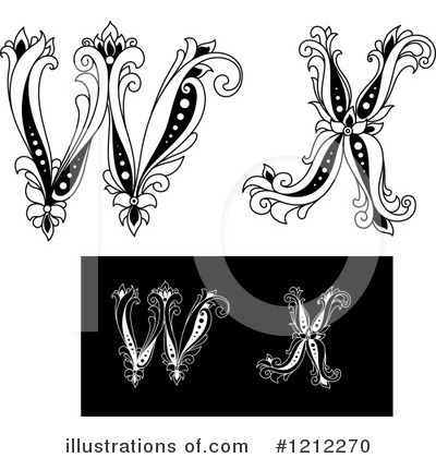 Royalty-Free (RF) Alphabet Clipart Illustration by Vector Tradition SM - Stock Sample #1212270
