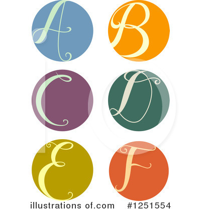 Royalty-Free (RF) Alphabet Clipart Illustration by BNP Design Studio - Stock Sample #1251554