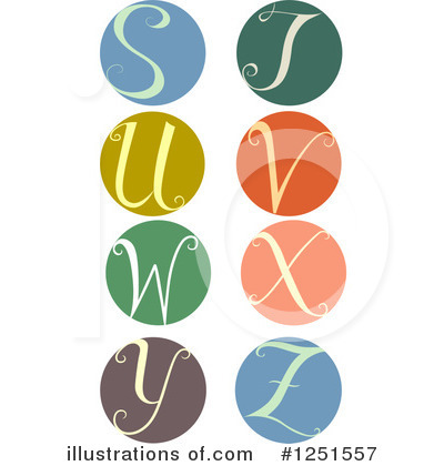Royalty-Free (RF) Alphabet Clipart Illustration by BNP Design Studio - Stock Sample #1251557