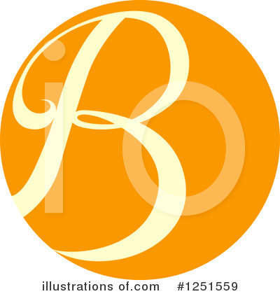 Letter B Clipart #1251559 by BNP Design Studio