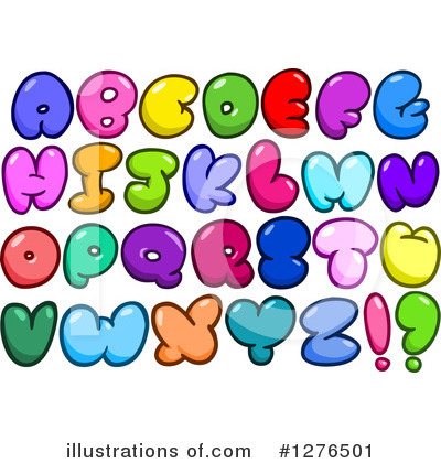 Royalty-Free (RF) Alphabet Clipart Illustration by yayayoyo - Stock Sample #1276501