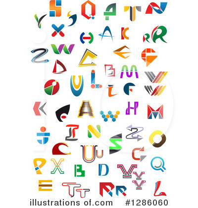 Royalty-Free (RF) Alphabet Clipart Illustration by Vector Tradition SM - Stock Sample #1286060