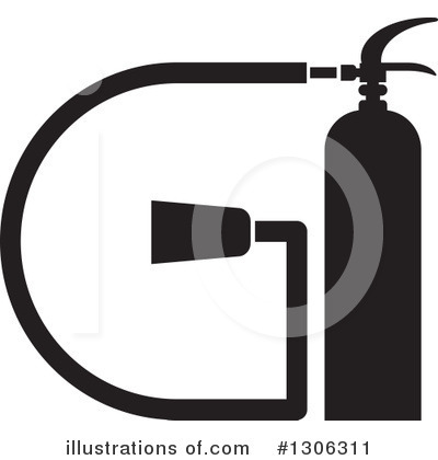 Fire Extinguisher Clipart #1306311 by Lal Perera