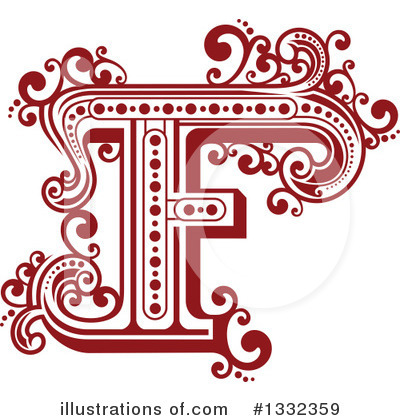Letter F Clipart #1332359 by Vector Tradition SM
