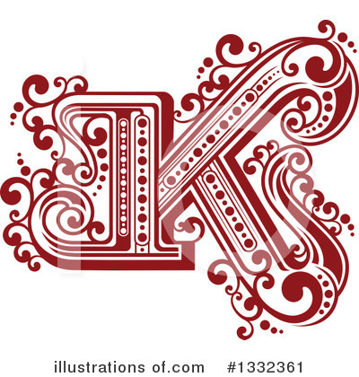 Letter K Clipart #1332361 by Vector Tradition SM