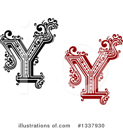 Royalty-Free (RF) Alphabet Clipart Illustration by Vector Tradition SM - Stock Sample #1337930