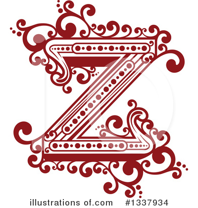 Royalty-Free (RF) Alphabet Clipart Illustration by Vector Tradition SM - Stock Sample #1337934