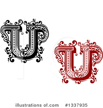 Royalty-Free (RF) Alphabet Clipart Illustration by Vector Tradition SM - Stock Sample #1337935