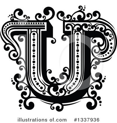 Royalty-Free (RF) Alphabet Clipart Illustration by Vector Tradition SM - Stock Sample #1337936