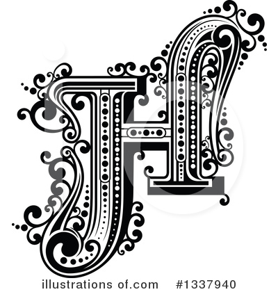Royalty-Free (RF) Alphabet Clipart Illustration by Vector Tradition SM - Stock Sample #1337940