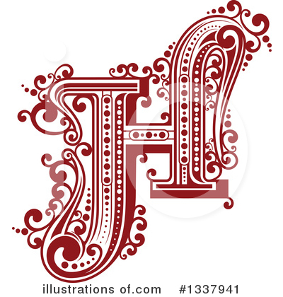 Royalty-Free (RF) Alphabet Clipart Illustration by Vector Tradition SM - Stock Sample #1337941