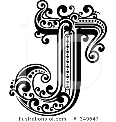 Letter J Clipart #1349547 by Vector Tradition SM