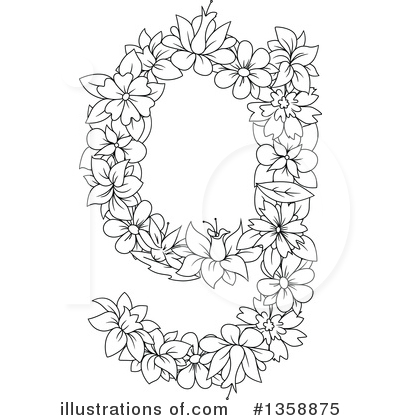 Royalty-Free (RF) Alphabet Clipart Illustration by Vector Tradition SM - Stock Sample #1358875