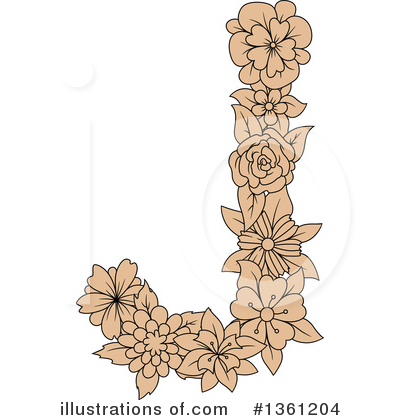 Letter J Clipart #1361204 by Vector Tradition SM