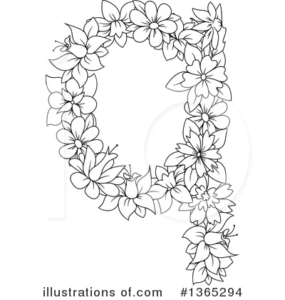 Royalty-Free (RF) Alphabet Clipart Illustration by Vector Tradition SM - Stock Sample #1365294