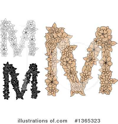 Royalty-Free (RF) Alphabet Clipart Illustration by Vector Tradition SM - Stock Sample #1365323