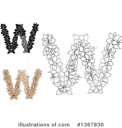 Royalty-Free (RF) Alphabet Clipart Illustration by Vector Tradition SM - Stock Sample #1367830