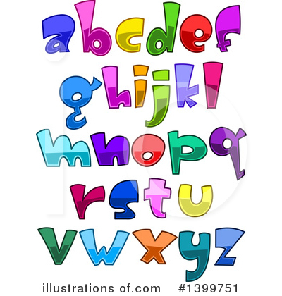 Royalty-Free (RF) Alphabet Clipart Illustration by yayayoyo - Stock Sample #1399751