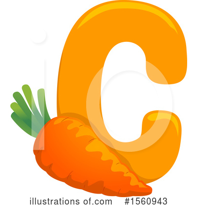 Letter C Clipart #1560943 by BNP Design Studio