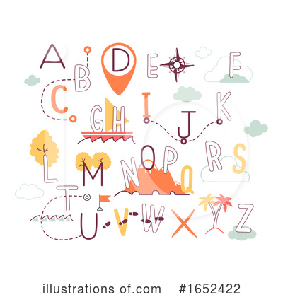 Royalty-Free (RF) Alphabet Clipart Illustration by BNP Design Studio - Stock Sample #1652422