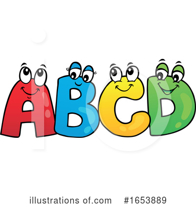 Royalty-Free (RF) Alphabet Clipart Illustration by visekart - Stock Sample #1653889