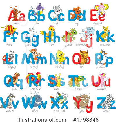 Royalty-Free (RF) Alphabet Clipart Illustration by Alex Bannykh - Stock Sample #1798848
